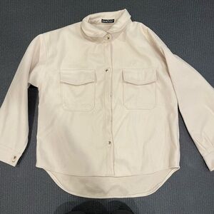 Tan/Cream Button Jacket